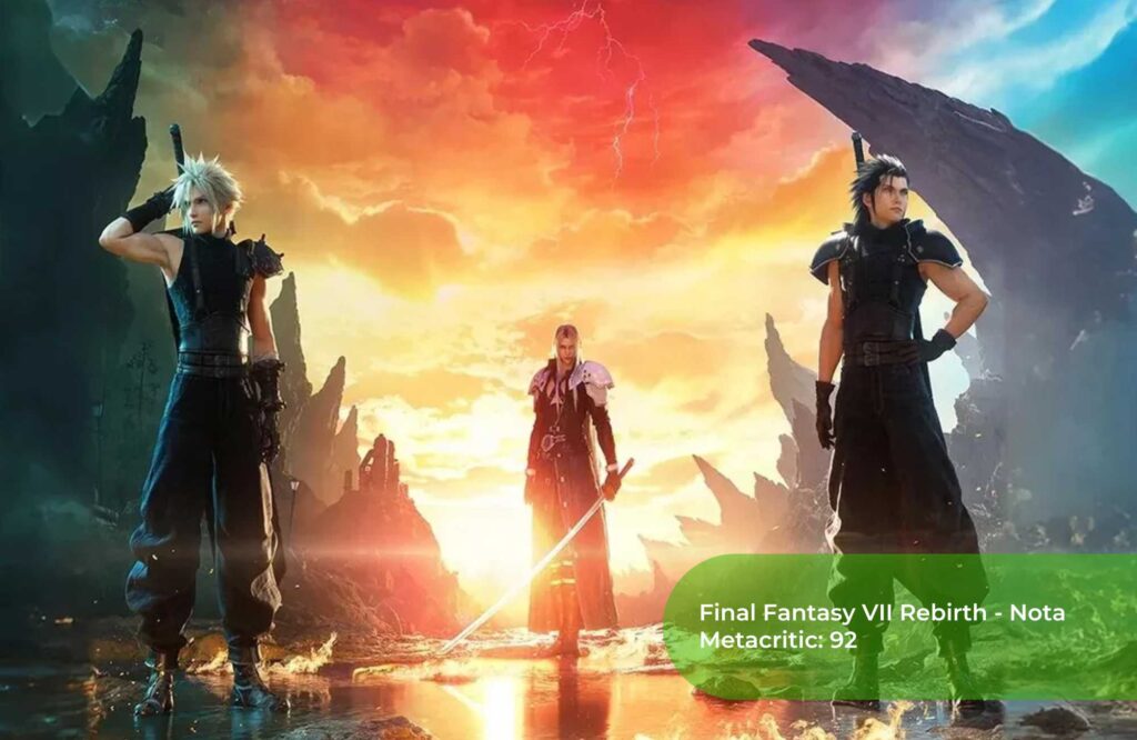 Final Fantasy VII Rebirth Nota Metacritic 92 (EMPATADO)