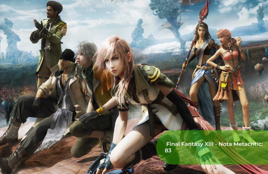 Final Fantasy XIII Nota Metacritic 83 