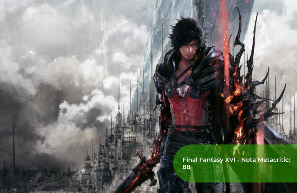 Final Fantasy XVI Nota Metacritic 88 