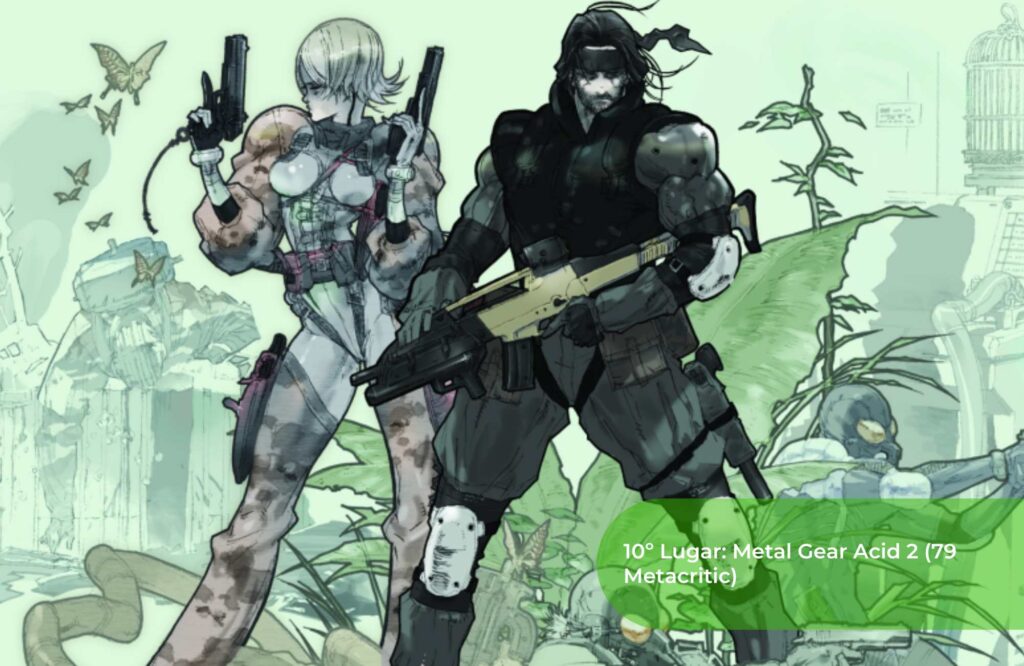 10º Lugar Metal Gear Acid 2 (79 Metacritic)