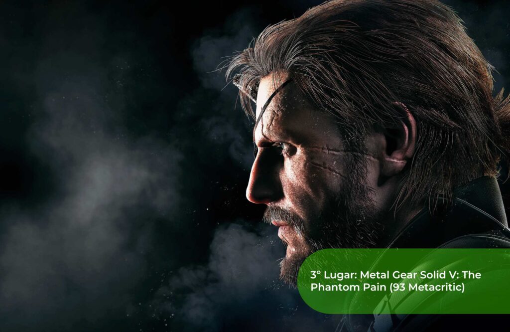 3º Lugar Metal Gear Solid V The Phantom Pain (93 Metacritic)