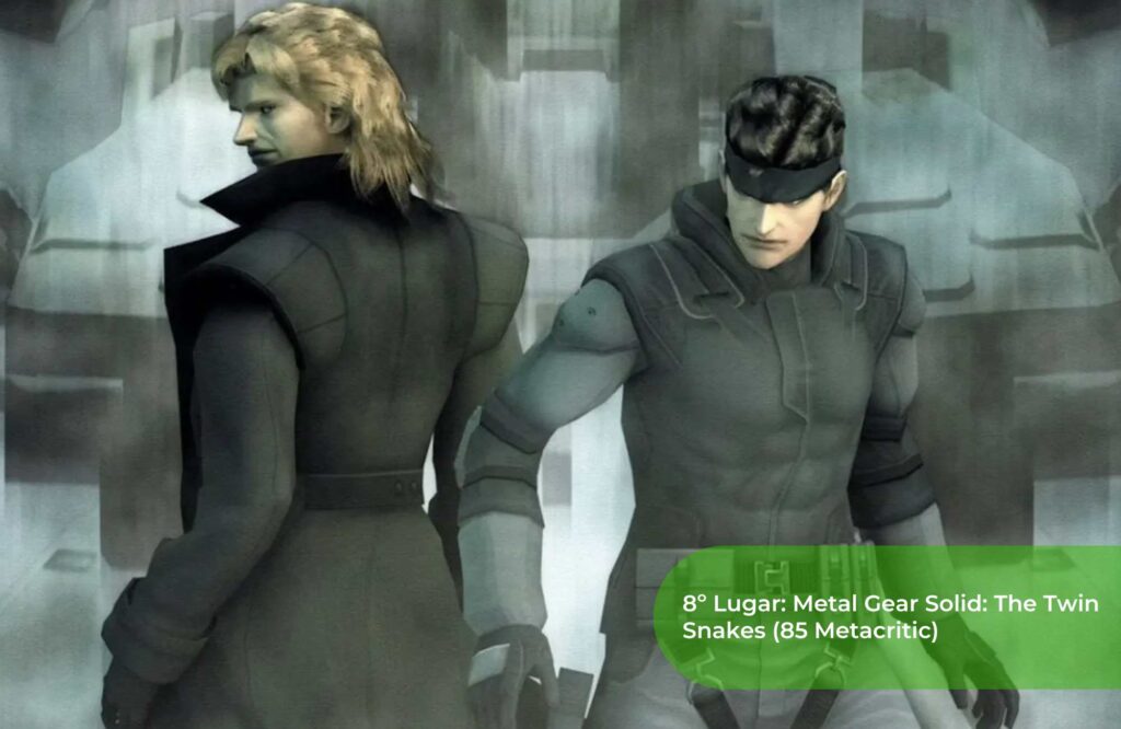 8º Lugar Metal Gear Solid The Twin Snakes (85 Metacritic)