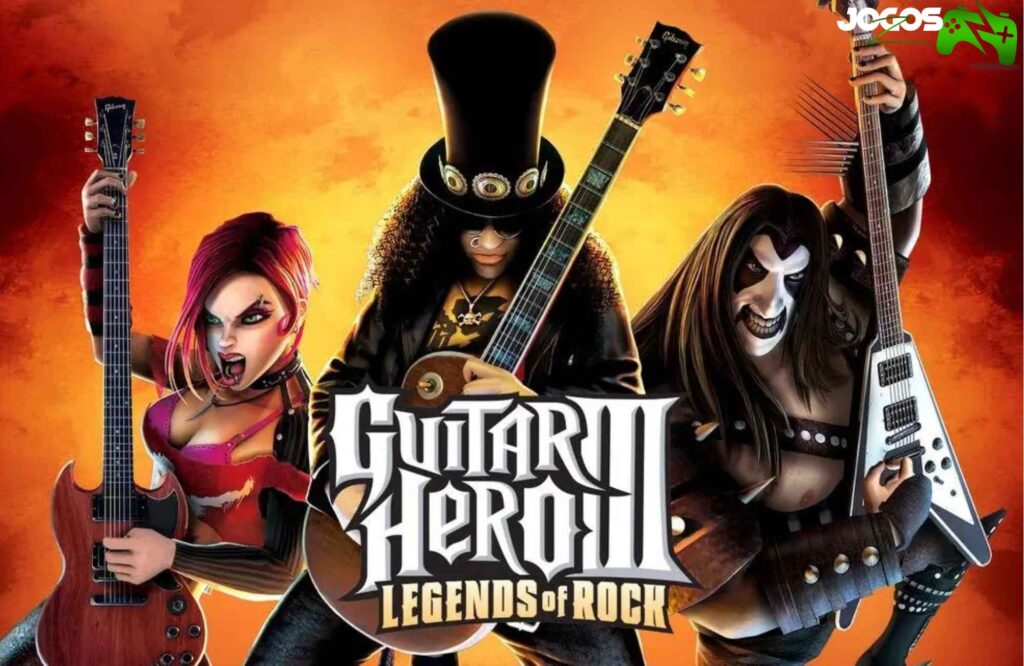 Guitar Hero III Legends of Rock (2007) - O Fenômeno Cultural de Guitar Hero jogos