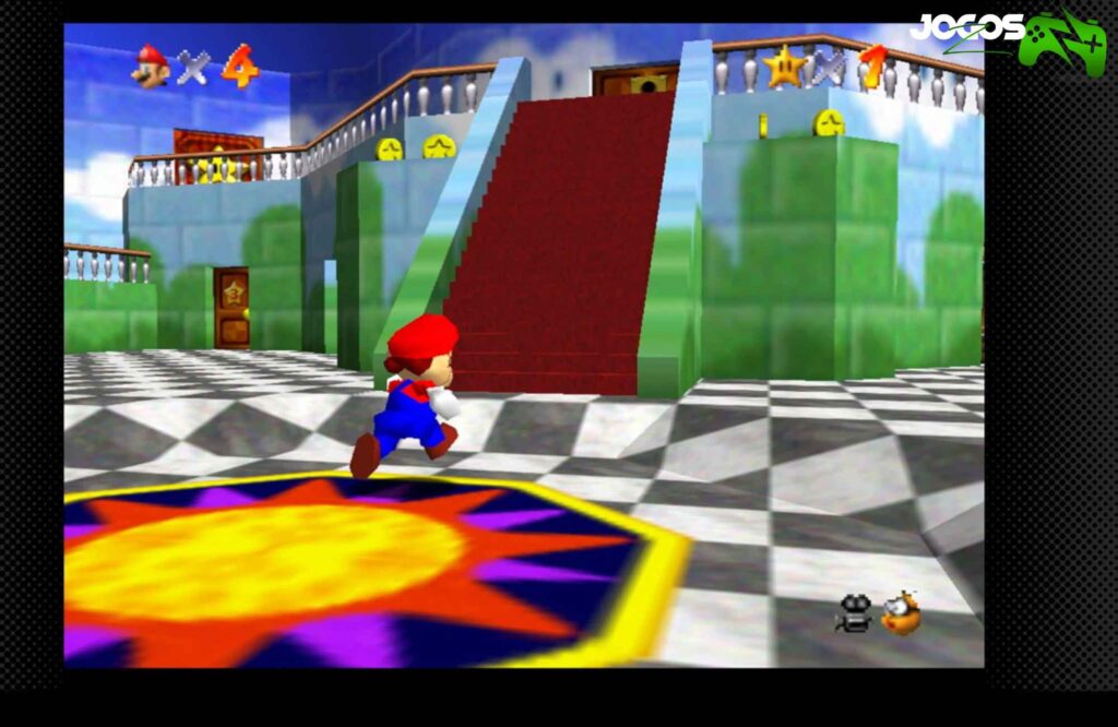 Super Mario 64- melhores jogos Nintendo 64