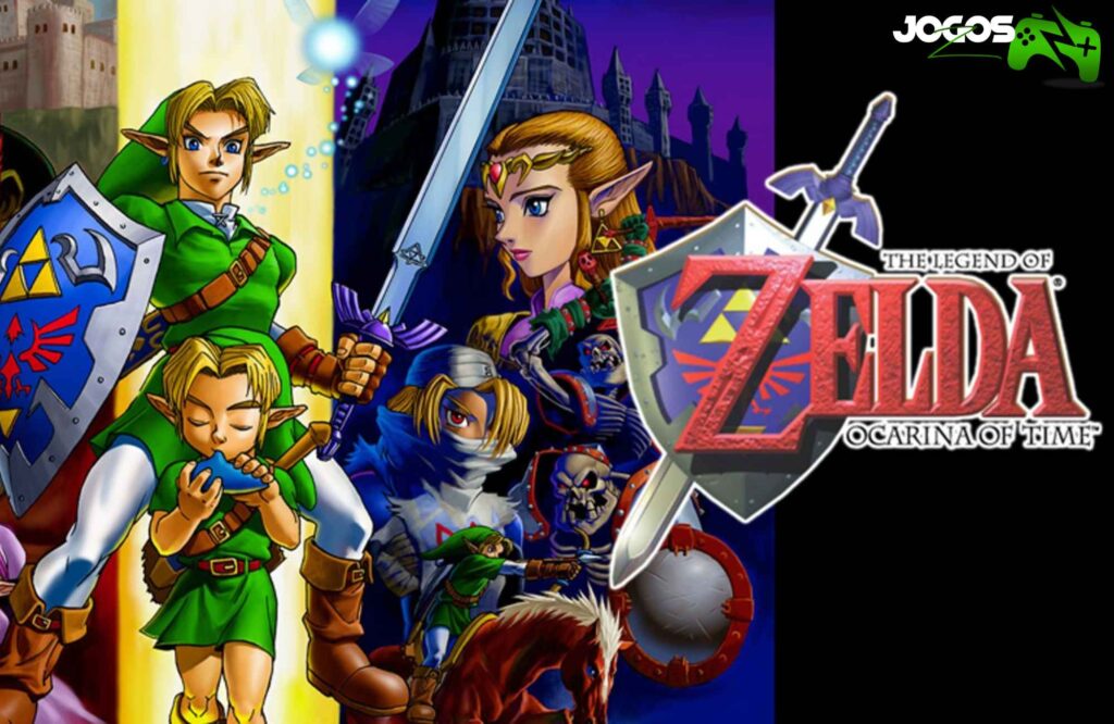 The Legend of Zelda Ocarina of Time (1998)- melhores jogos de todos os tempos
