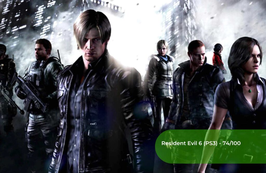 Resident Evil 6 (PS3) - 74/100