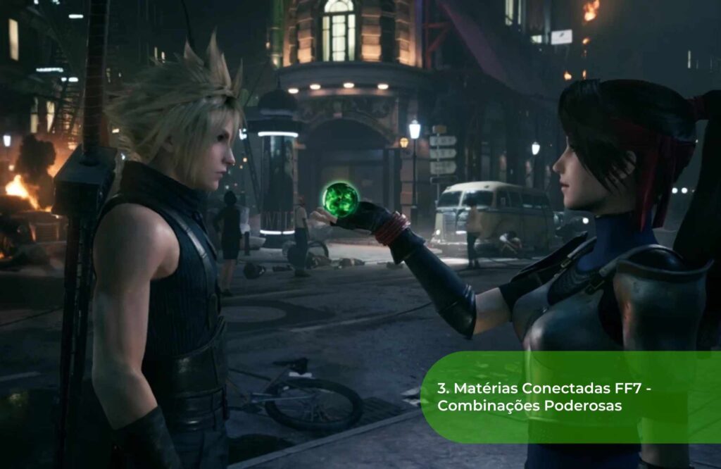 3 Matérias Conectadas FF7 Combinações Poderosas
