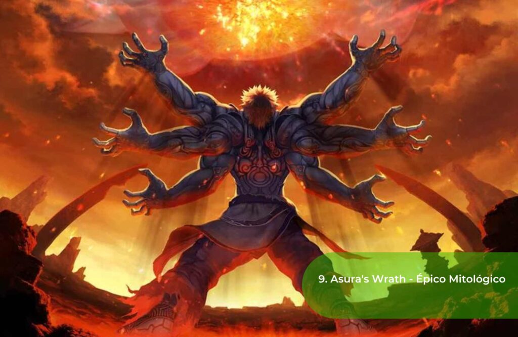 9. Asura's Wrath - Épico Mitológico