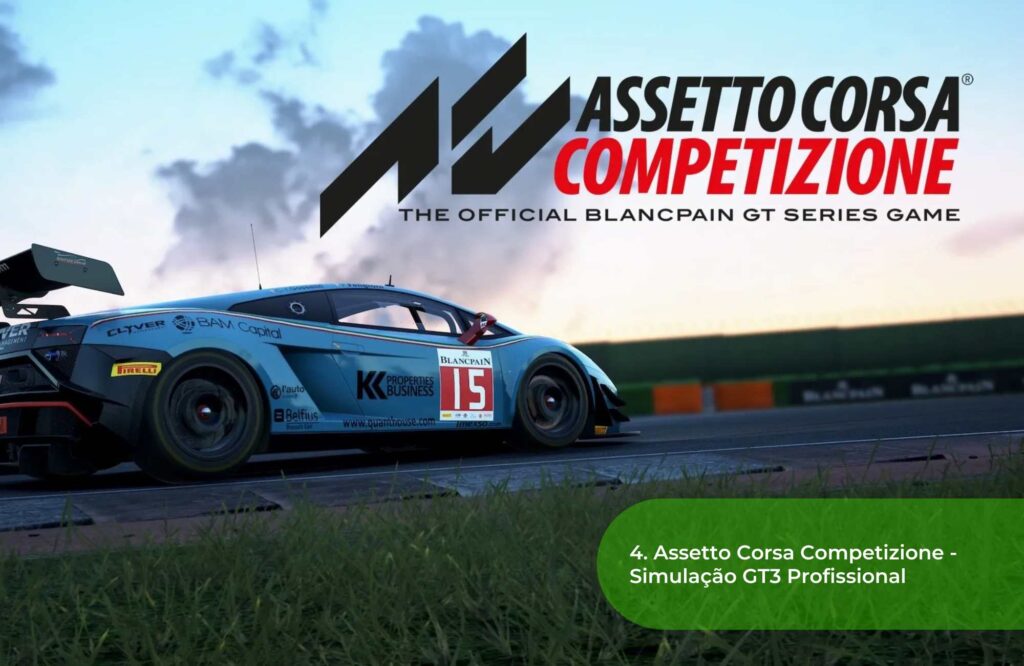 4. Assetto Corsa Competizione - Simulação GT3 Profissional