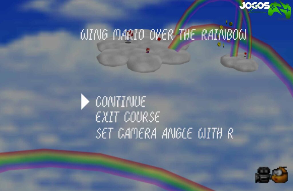 A Fase Secreta Wing Mario Over the Rainbow