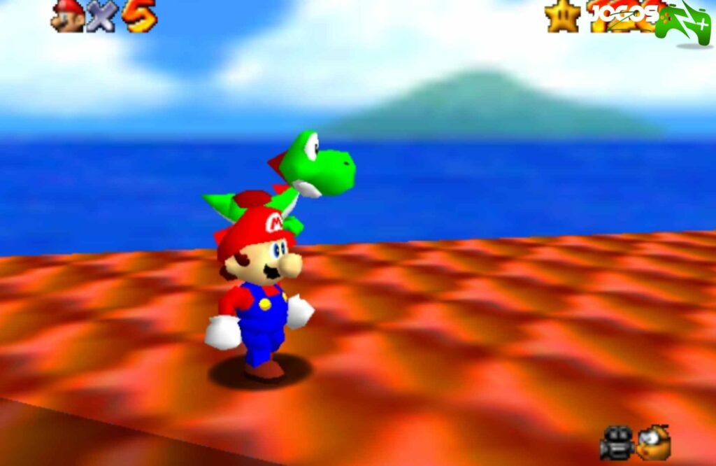 Yoshi no Telhado A Recompensa Pelos 100%- super mario 64 curiosidades