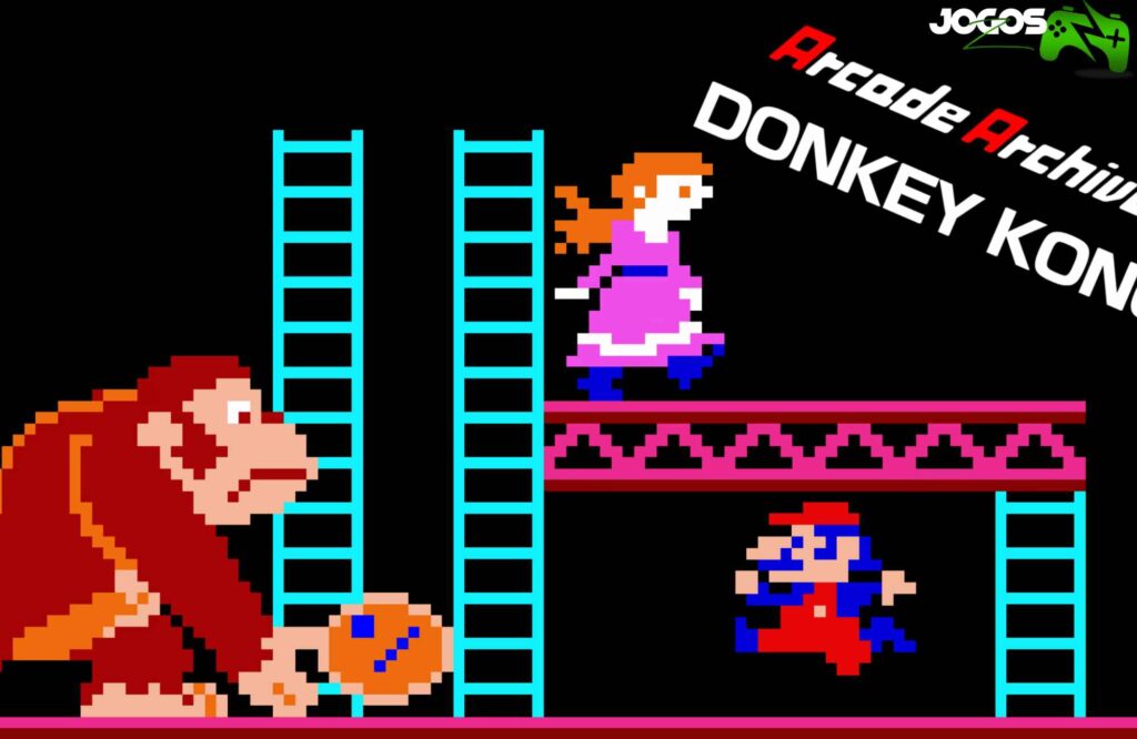 3. Donkey Kong (1981) - Nintendo- melhores jogos de arcade