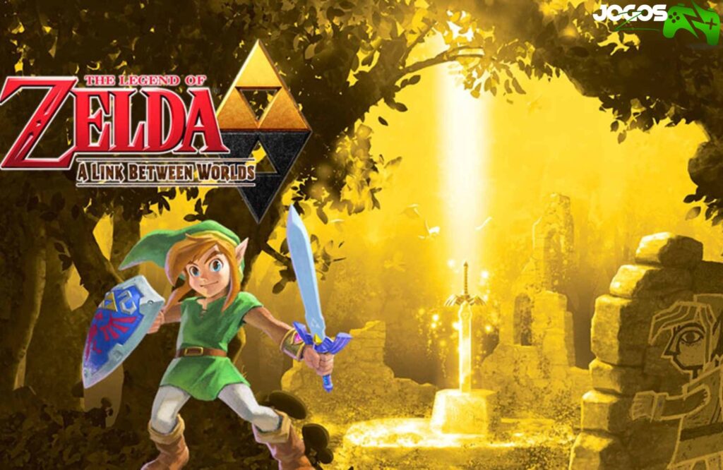 The Legend of Zelda A Link Between Worlds- melhores jogos 3DS