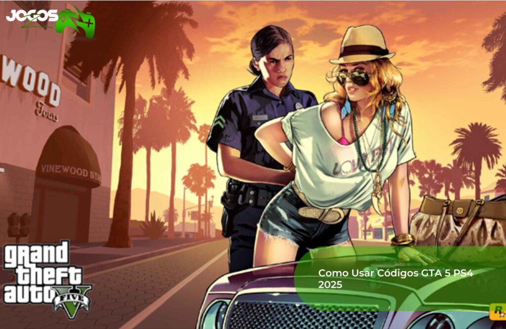 Como Usar Códigos GTA 5 PS4 2025