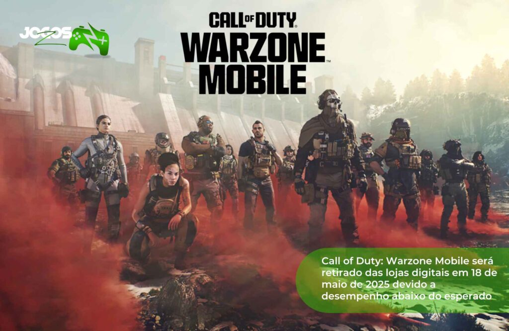 Call of Duty: Warzone Mobile será retirado das lojas digitais em 18 de maio de 2025 devido a desempenho abaixo do esperado