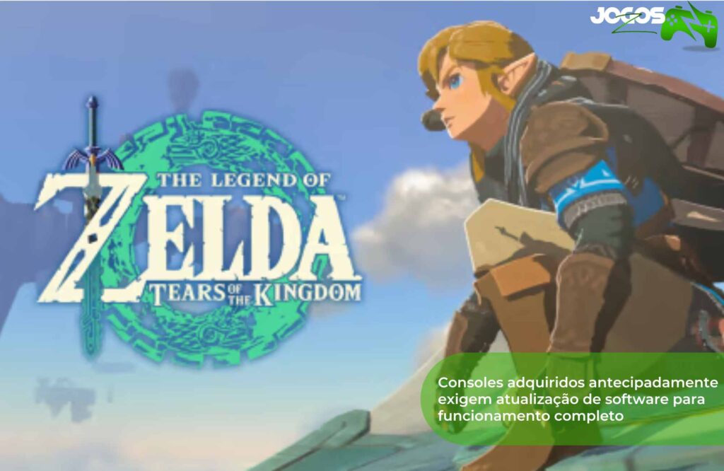 Consoles adquiridos antecipadamente exigem atualização de software para funcionamento completo