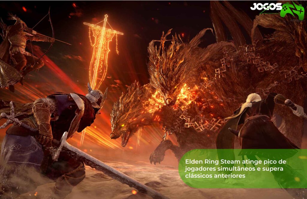 Elden Ring Steam atinge pico de jogadores simultâneos e supera clássicos anteriores