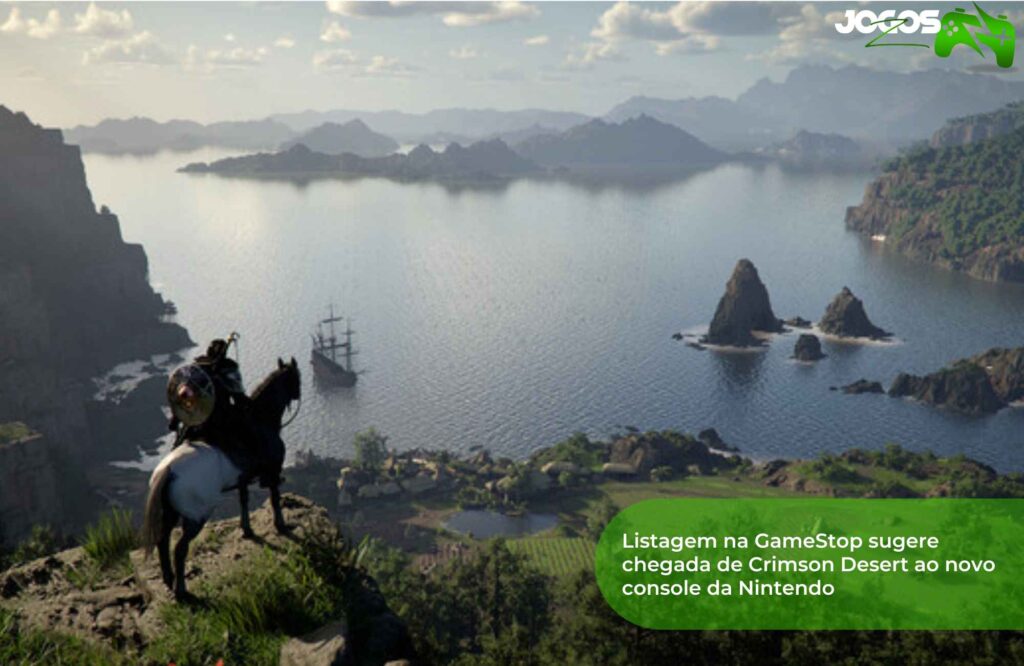 Listagem na GameStop sugere chegada de Crimson Desert ao novo console da Nintendo