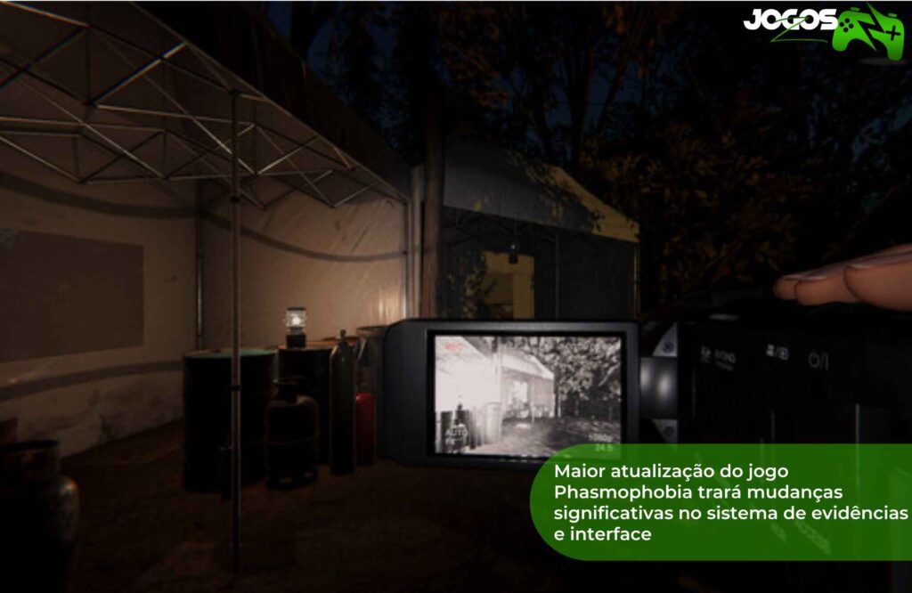 Maior atualização do jogo Phasmophobia trará mudanças significativas no sistema de evidências e interface
