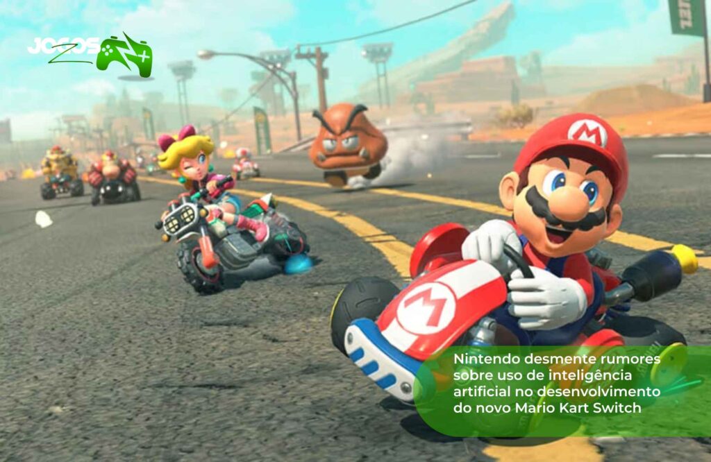 Nintendo desmente rumores sobre uso de inteligência artificial no desenvolvimento do novo Mario Kart Switch