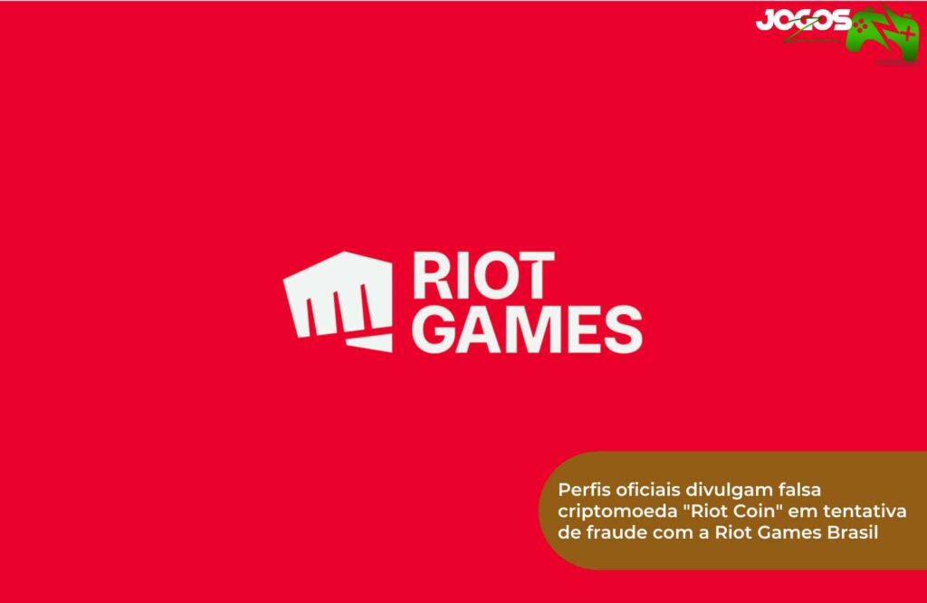 Perfis oficiais divulgam falsa criptomoeda Riot Coin em tentativa de fraude com a Riot Games Brasil