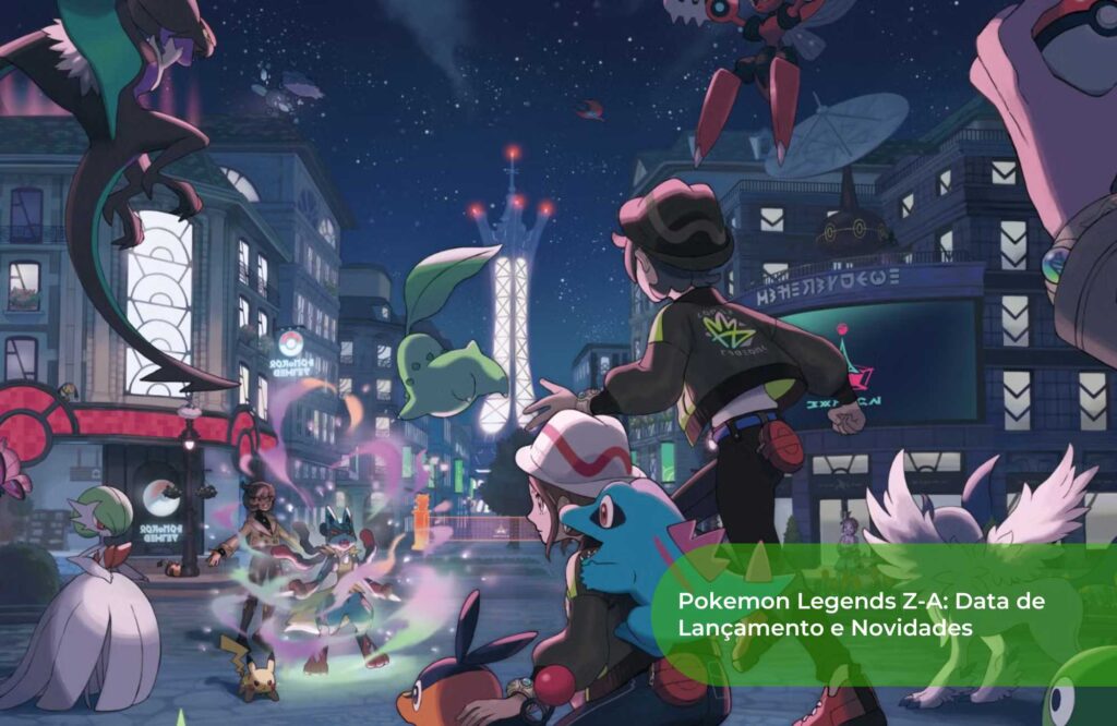 Pokemon Legends Z-A Data de Lançamento e Novidades