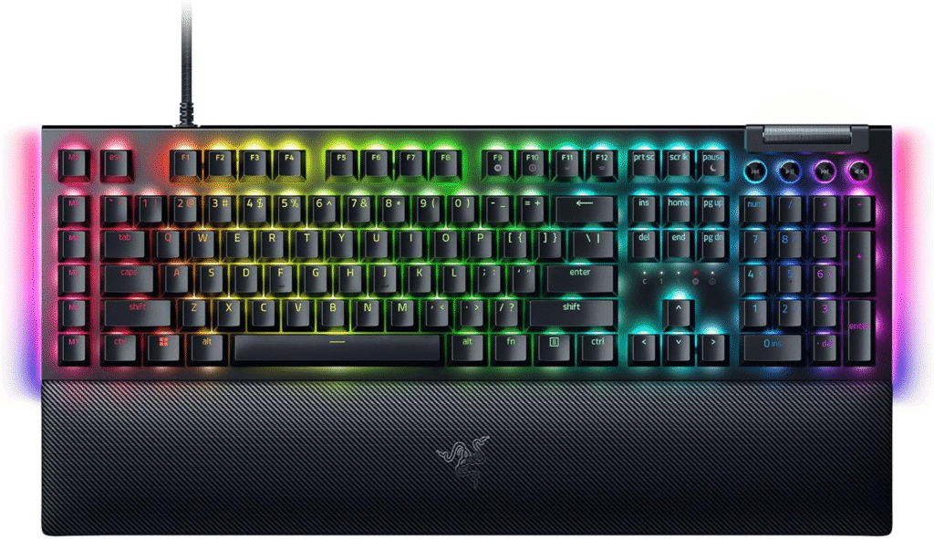 Ranking Teclados Gamer Mecânicos: 1. Razer BlackWidow V4 Pro