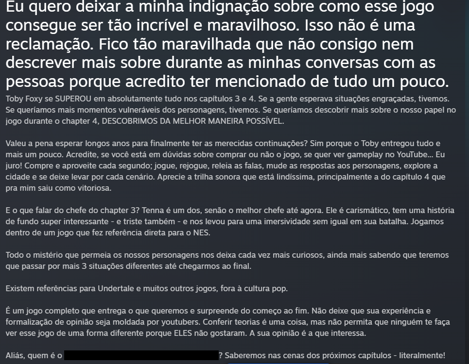 Recepção crítica e comentários da comunidade de Deltarune