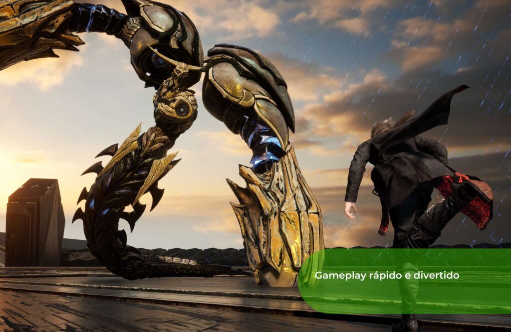 Gameplay rápido e divertido