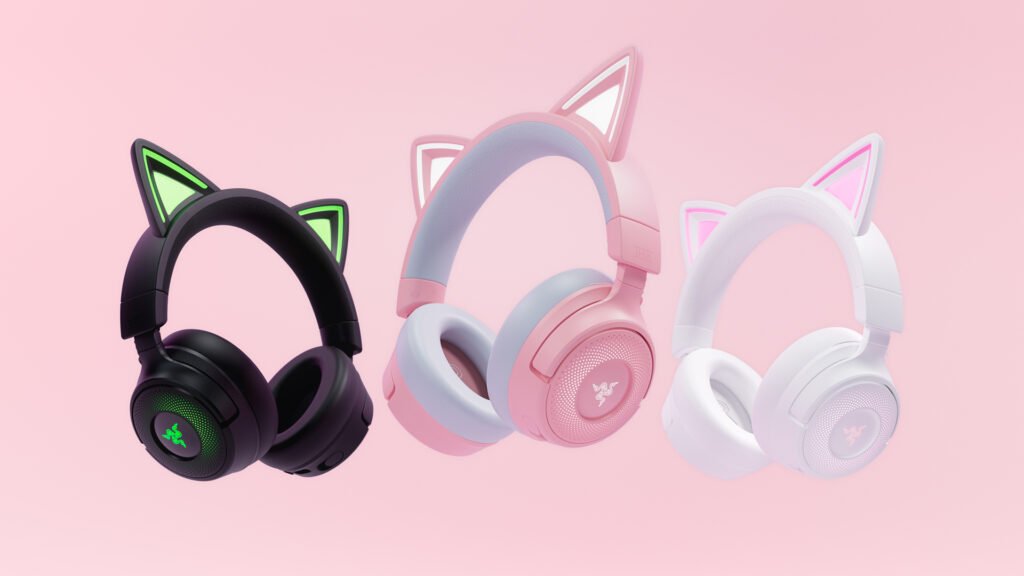 Razer Kraken Kitty V3 Pro Combina design icônico com áudio de alta performance