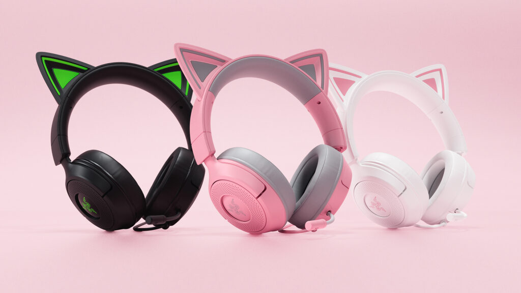 Razer lança linha Kraken Kitty V3 com conectividade multiplataforma