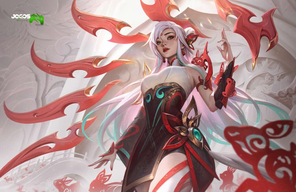 1. Irelia A Lâmina Dançarina (Topo)- melhores personagens Lol da temporada