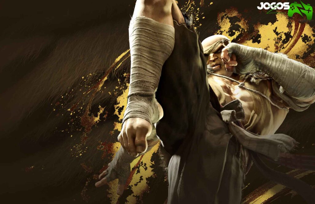 6. Sagat - O Rei do Muay Thai- melhores personagens Street Fighter