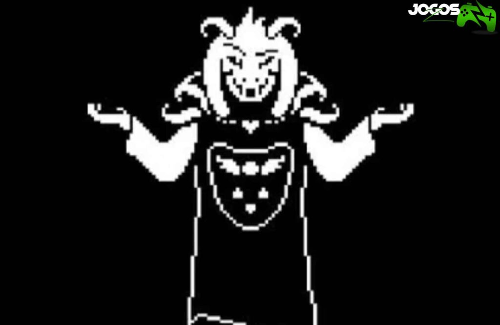 Asriel Dreemurr o poder da amizade dos Undertale Personagens