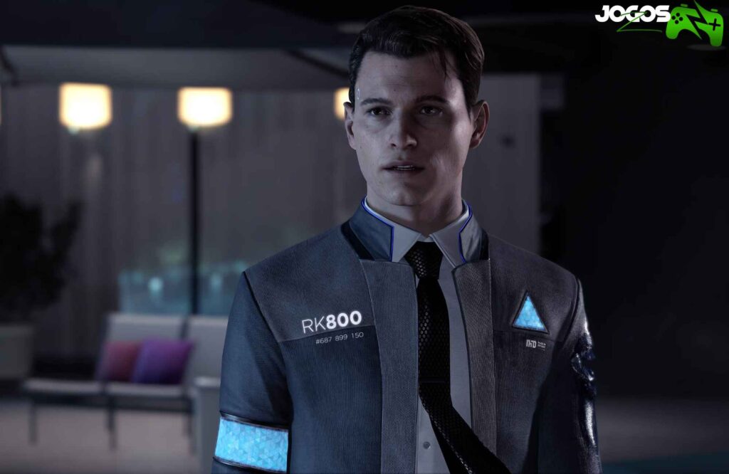 Connor O andróide que busca a verdade- Detroit Become Human personagens