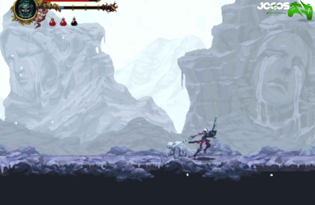 Ambientação e atmosfera de Blasphemous jogo