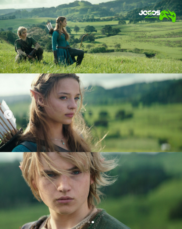 Fotos revelam Bo Bragason como Zelda e Benjamin Evan Ainsworth como Link no Filme de Zelda