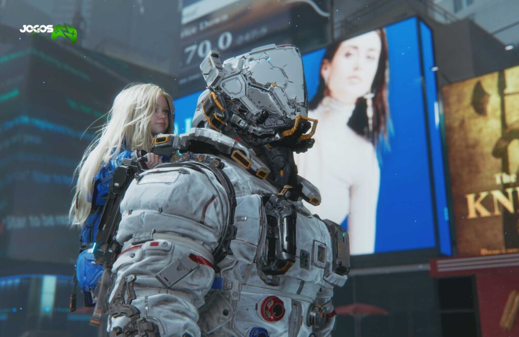 PRAGMATA Explora Estação Lunar com Réplica da Times Square