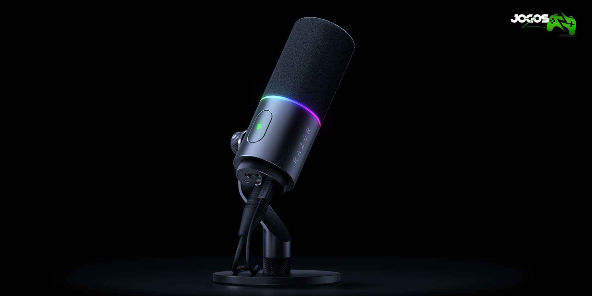 Seiren V3 Pro Razer apresenta microfone profissional para streamers com qualidade de estúdio