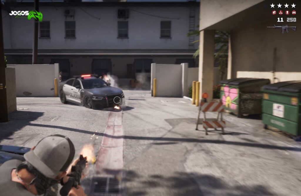 Polícia do GTA 6 terá seis estrelas, câmeras de rua e rastreio de roupa, carro e cúmplice Como funciona o novo sistema de procurado do GTA 6