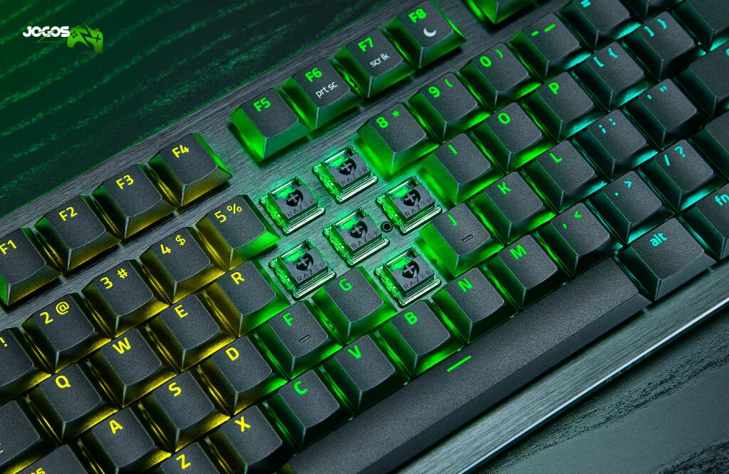 O que é o Huntsman V3 Pro Low-profile Tenkeyless 8KHz