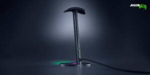 Jogosz Home Razer Base Station V3 Chroma suporte de headset detecta quando você tira o fone e ativa seu setup