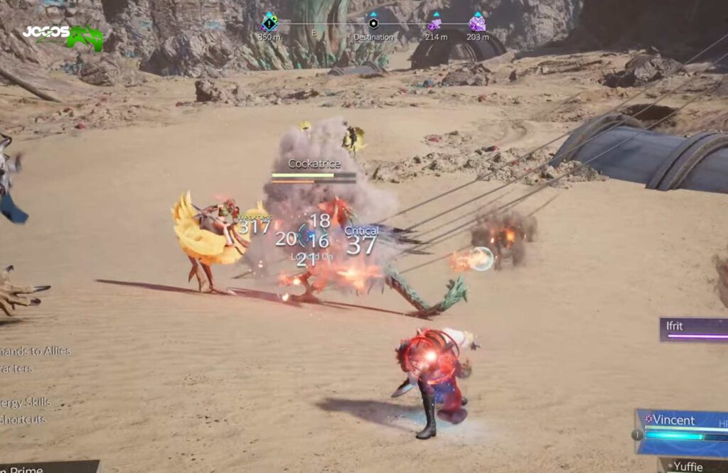 Final Fantasy VII Revelation: data de lançamento e novidades Novidades de gameplay sistema VISU e combate ampliado